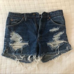 Custom Levi's cutoffs